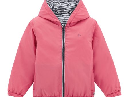 Boys Pink & Grey Reversibie Coat Online