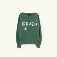 Girls & Boys Green Grazie Cotton Sweatshirt Discount