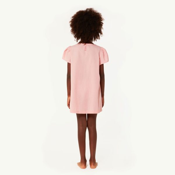 Girls Pink Landscape Cotton Dress Supply