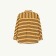 Girls & Boys Yellow Stripes Cotton Shirt Online now