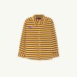 Girls & Boys Yellow Stripes Cotton Shirt Online now