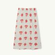 Girls White Flowers Cotton Skirt For Sale