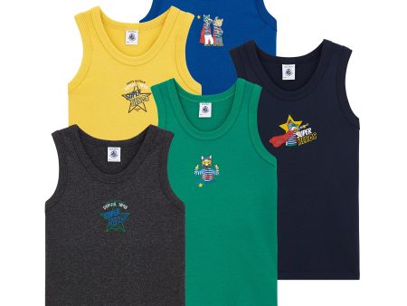 Boys Vests Cotton Sets on Sale