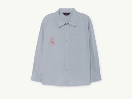 Boys & Girls Blue Rabbit Cotton Shirt For Cheap