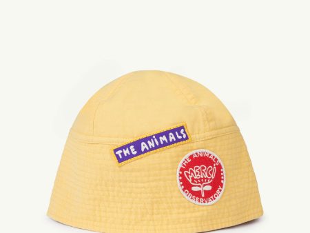 Boys & Girls Yellow Cotton Hat Cheap