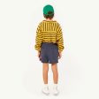 Girls & Boys Yellow Stripes Cotton Shirt Online now