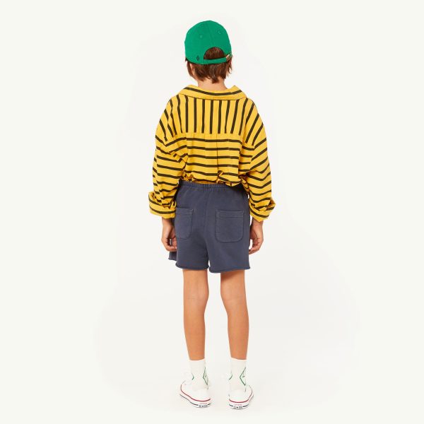 Girls & Boys Yellow Stripes Cotton Shirt Online now