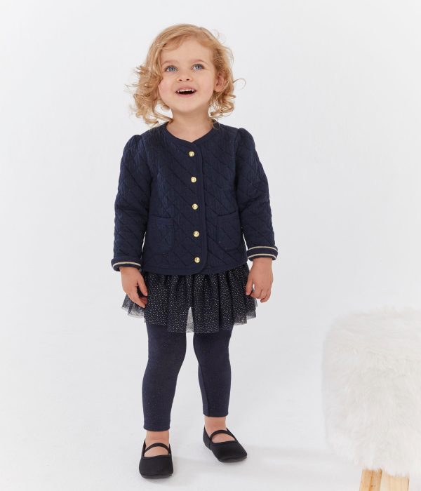 Baby Girls Black Coat For Cheap