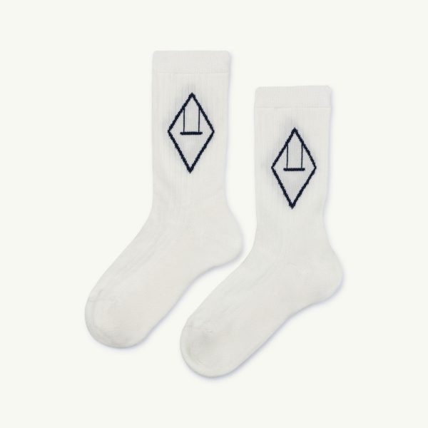 Boys & Girls White Cotton Socks For Cheap