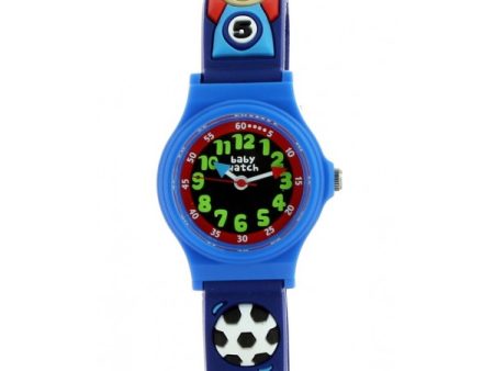 Boys Blue Soccer Watch（3-6Y） Hot on Sale