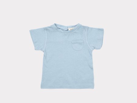 Baby Boys Blue Cotton T-shirt Online