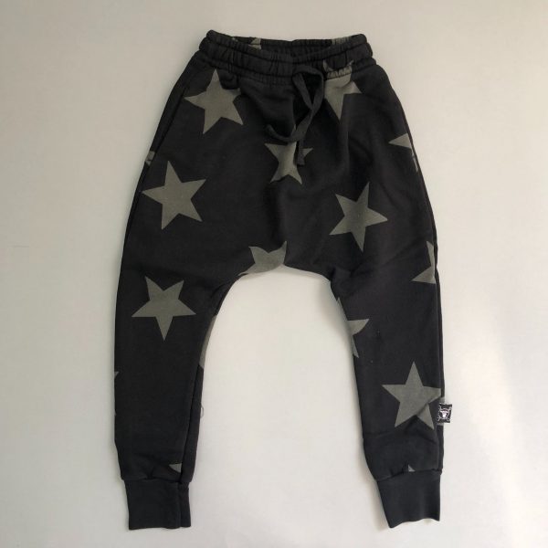 Baby Black Star Baggy Trousers Supply