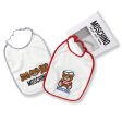 Baby Boys & Girls White Cotton Teddy Bear Bibs Gift Set Discount