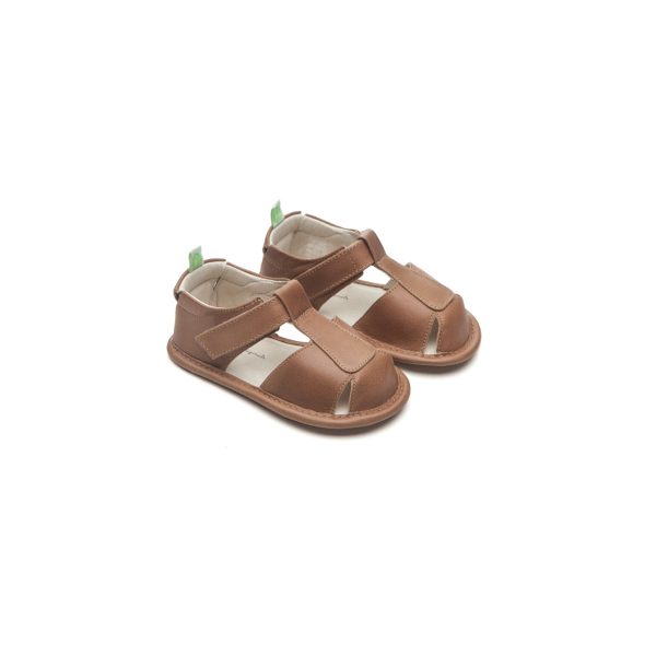 Baby Boys  Whisky Leather Sandal Cheap