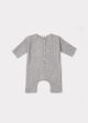 Baby Blue Stripes Cotton Romper Discount