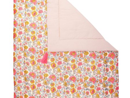 Baby Multi Flowers Cotton Quilt Sale