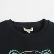 Boys Black With Tiger Logo Cotton Sweatshirt Hot on Sale