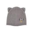 Baby Ash Grey Cotton Hat For Cheap