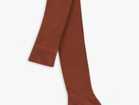 Girls Brown Organic Cotton Tights Hot on Sale