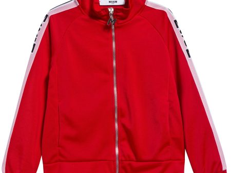 Girls Red Logo Triacetate Jacket Online