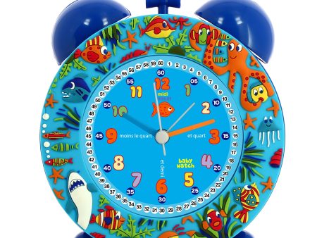 Boys Blue Ocean Alarm Clock Discount