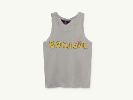 Boys Green Bonjour Cotton T-shirt Discount