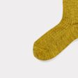 Girls Golden Straw Cotton Socks For Cheap