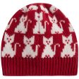 Baby Girls Red Wool Base Fabric Hat Online