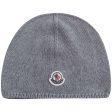 Baby Boys Grey Virgin Wool Hat Hot on Sale