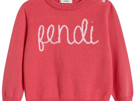 Baby Girls Rosa Antico Cotton Sweater Cheap