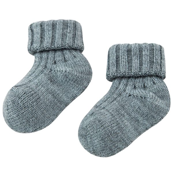 Baby Iceland Blue Knitted Low Socks Fashion