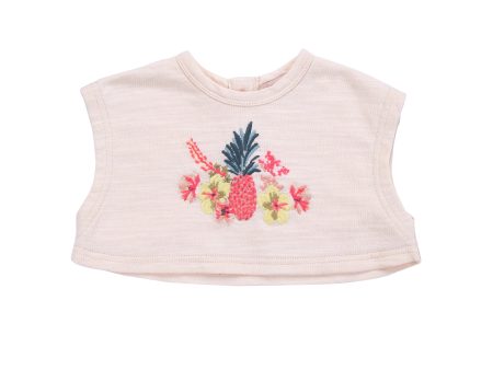 Baby Girls Cream Cotton Sweat For Sale