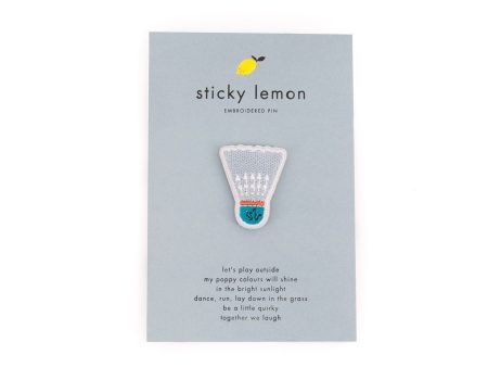 Sticky lemon Embroidered Pins Shuttle Hot on Sale