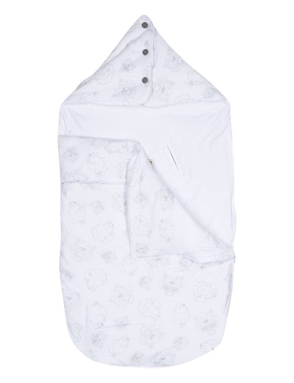 Baby Grey Cotton Printed Sleeping Bag Online now