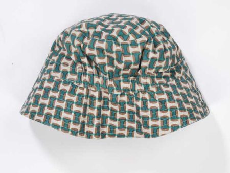 Baby Emerald Geo Cotton Hat Hot on Sale