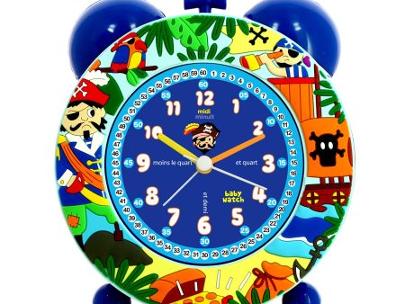 Boys Blue Pirate Alarm Clock Discount