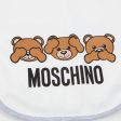 Baby Boys & Girls White Cotton Teddy Bear Bibs Gift Set Discount