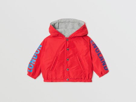 Baby Boys Bright Red Logo Jacket Discount