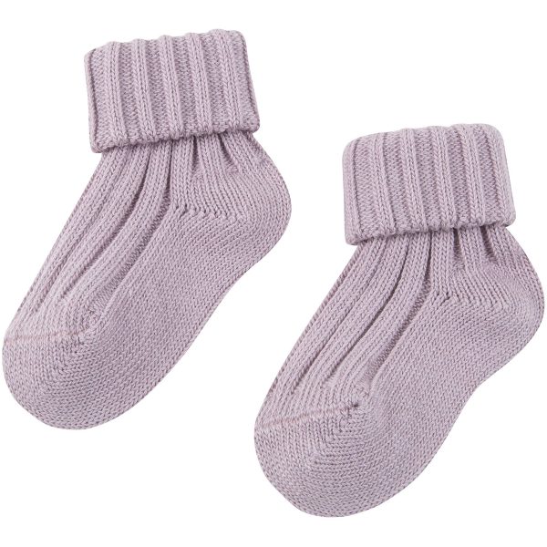 Baby Lavender Cotton Knitwear Socks on Sale