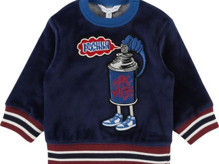 Baby Boys Dark Indigo Sweatshirt Discount