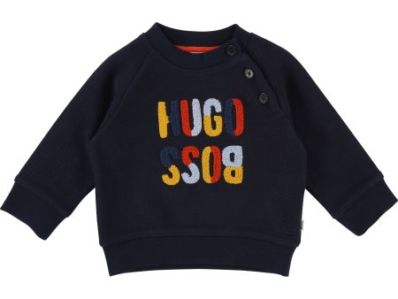 Baby Boys Blue Cotton Sweatshirt Supply