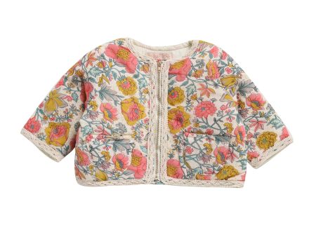 Baby Girls Multi Flowers Cotton Jacket Online Sale