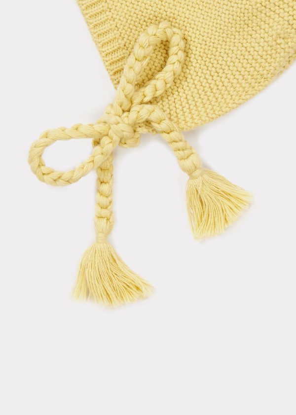 Baby Lemon Cotton Knitwear Bonnet Online