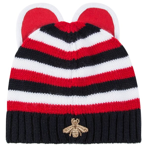 Baby Girls Red Wool Knitted  Hat Discount