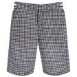 Boys Black Check Shorts Fashion