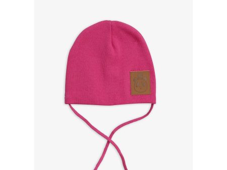 Baby Pink Organic Cotton Panda Hat Hot on Sale