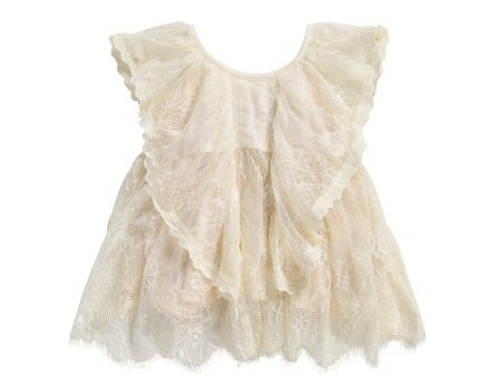 Girls Cream Mily Dress For Discount