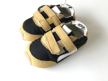 Baby Boys Black & Yellow Shoes Discount