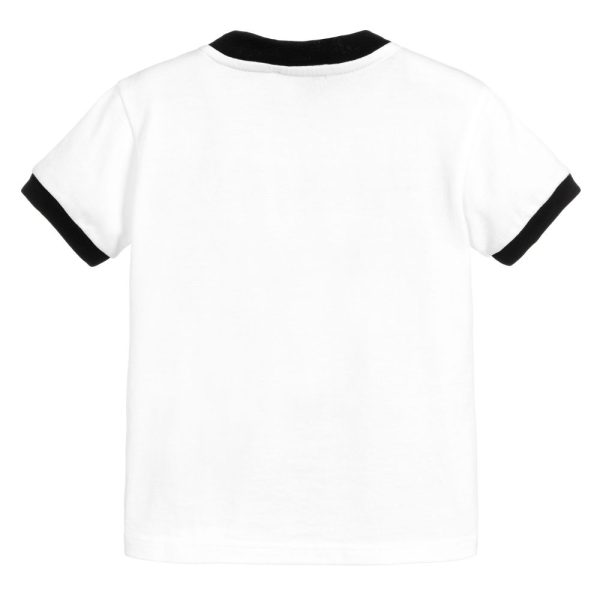 Baby Optical White Cotton T-shirt For Discount