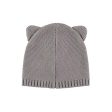 Baby Ash Grey Cotton Hat For Cheap